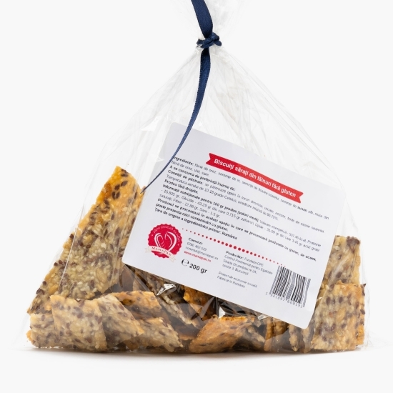 Biscuiți sărați din făinuri fără gluten 200g