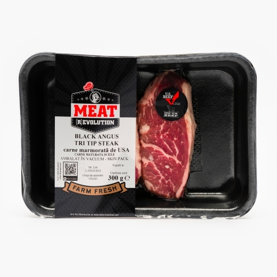 Friptură Tri Tip de Black Angus din SUA, maturat 30 zile 300g