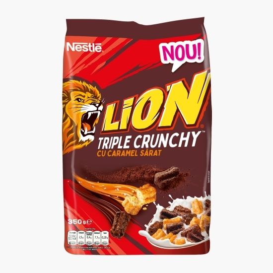 Cereale mic dejun Triple Crunchy cu caramel sărat 350g