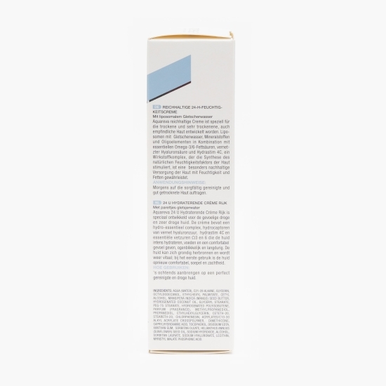 Cremă hidratantă cu textură bogată 24H Aquareva 40ml