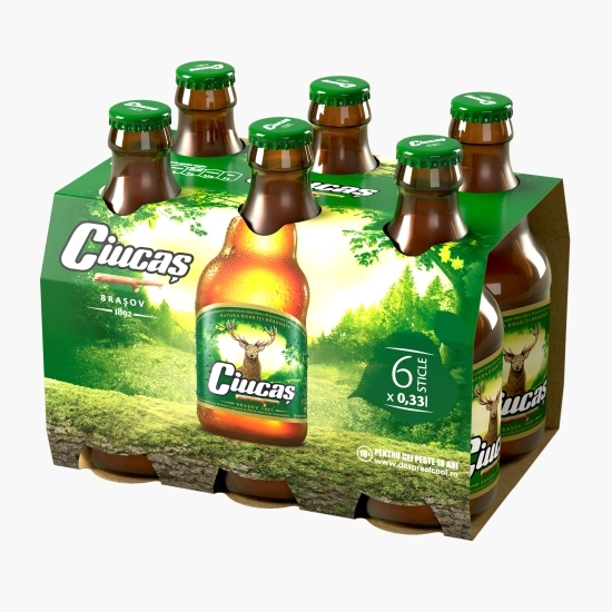 Bere blondă sticlă 6x0.33l