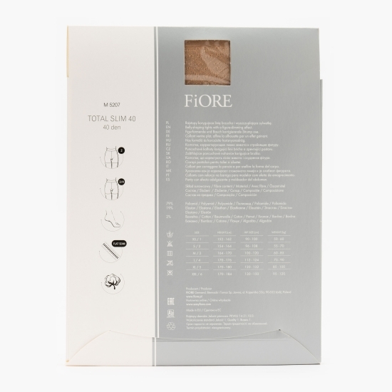 Ciorap modelator Total Slim Medica 40 den Light Natural 4