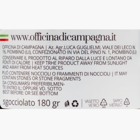  Măslinescu- Măsline negre Leccino cu sâmburi, în saramură, 280g