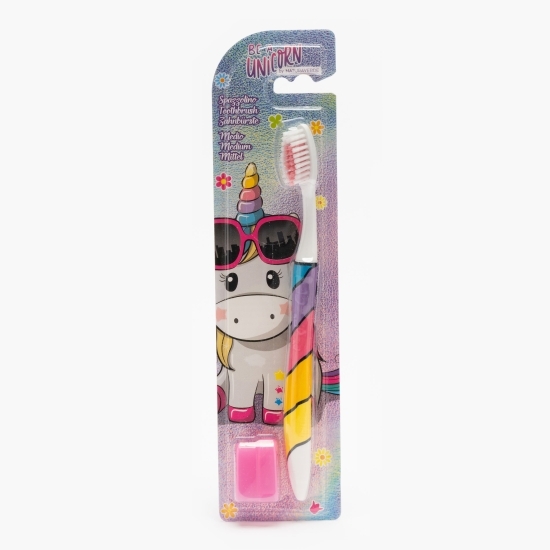 Periuță de dinți Be a Unicorn cu capac