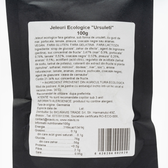 Jeleuri ecologice ursuleți 100g