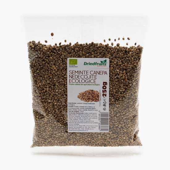 Semințe cânepă nedecojite ecologice 250g