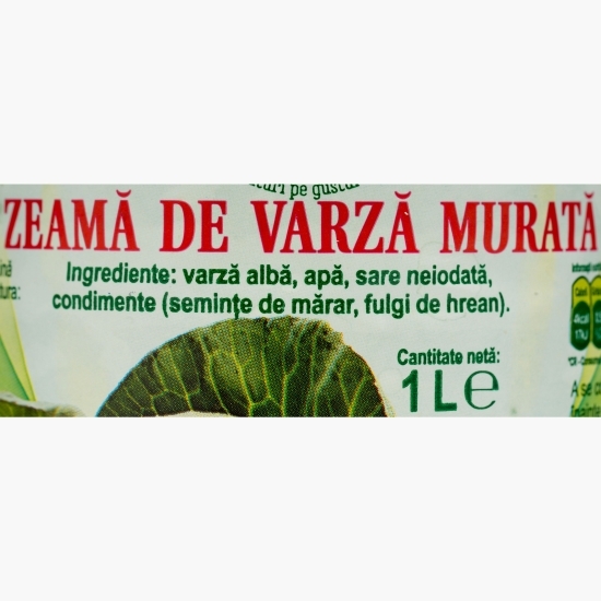 Zeamă de varză murată 1l
