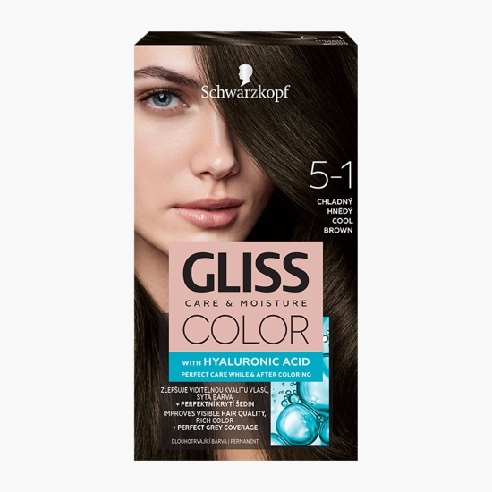 Vopsea de păr permanentă Color 5-1 șaten rece 142.5ml