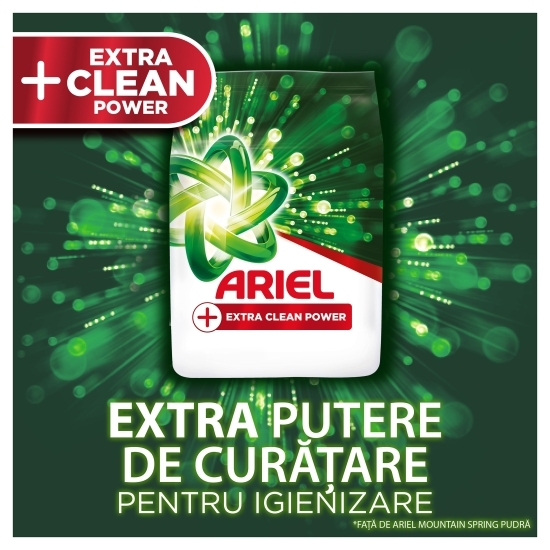 Detergent de rufe pudră, +Extra Clean Power, 68 spălări, 6.8 kg