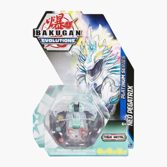 S4 figurină metalică Neo Pegatrix alb, +6 ani