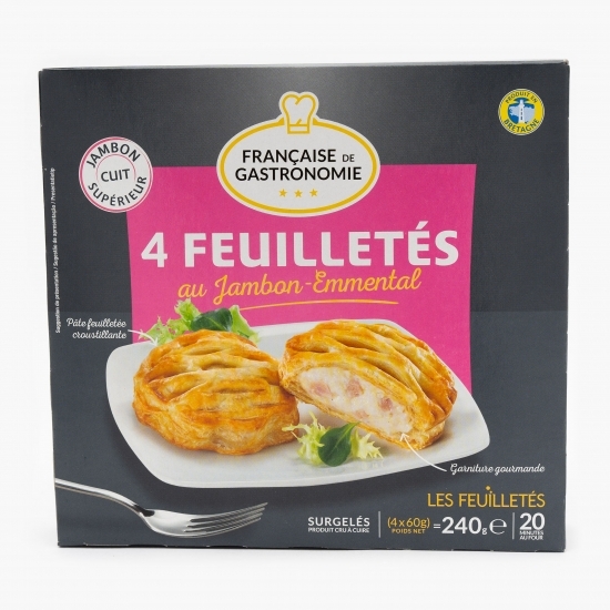 Foietaj cu șuncă și Emmentaler 240g (4x60g)