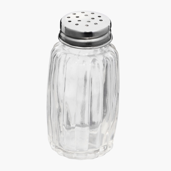 Recipient sare/piper sticlă + inox 45ml