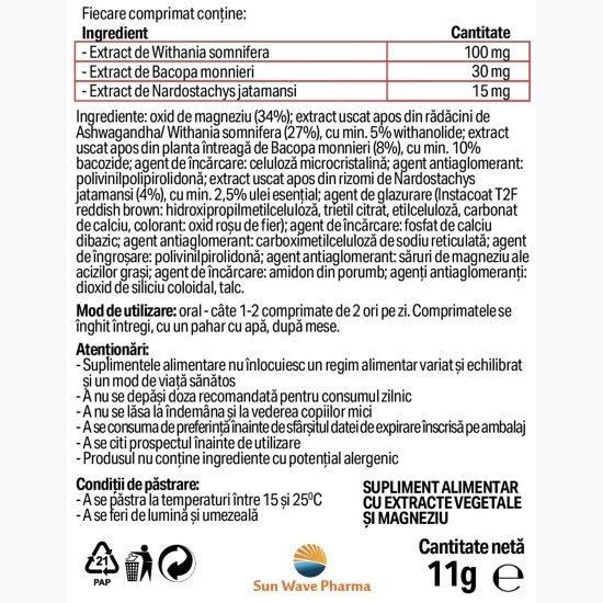 Stressclean Complex 30 comprimate