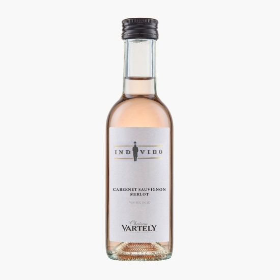 Vin rose sec Individo Cabernet Sauvignon & Merlot, 13.5%, 0.187l