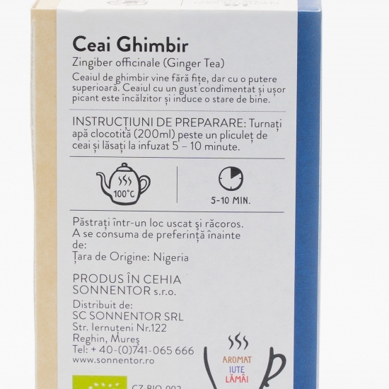 Ceai ghimbir eco 18 plicuri