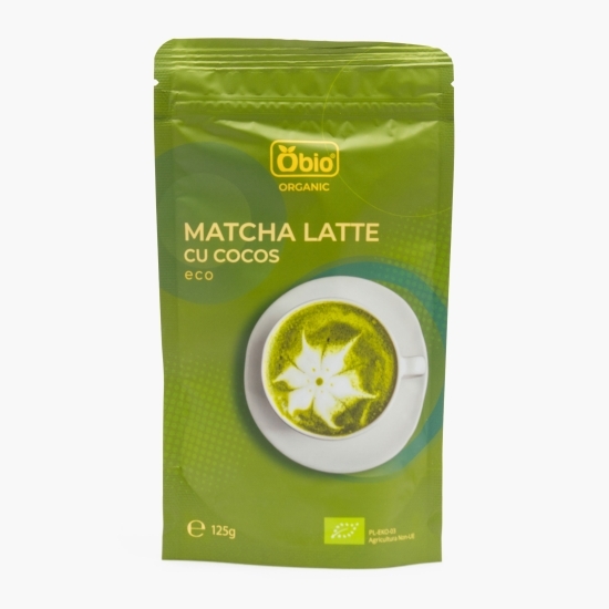 Matcha latte cu cocos, eco, 125g