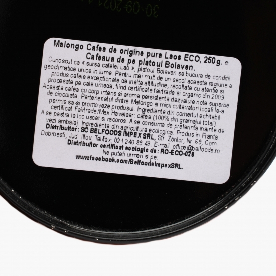 Cafea măcinată eco Laos 250g