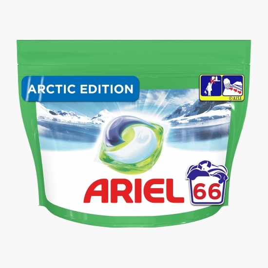Detergent de rufe capsule All in One Pods Arctic Edition, 66 spălări