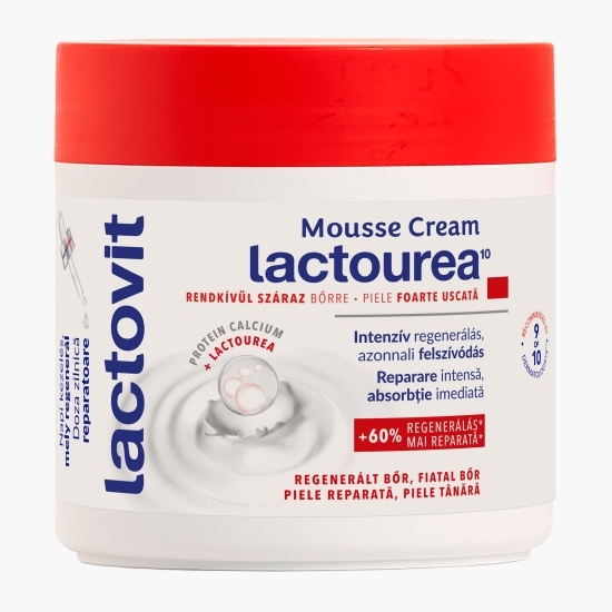 Cremă de corp mousse LactoUrea 400ml