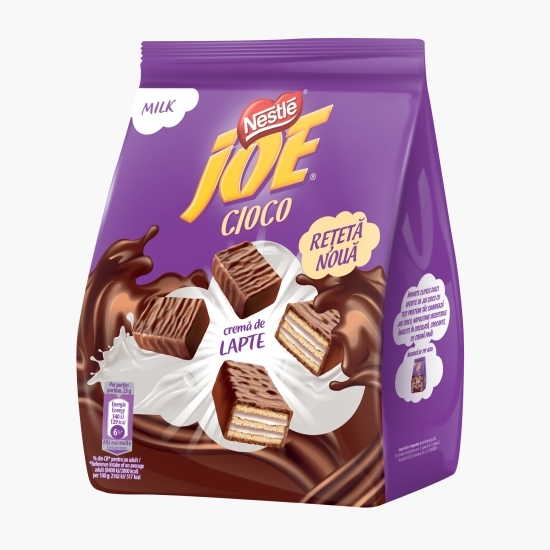 Napolitane cu cremă de lapte și glazură de ciocolată 160g