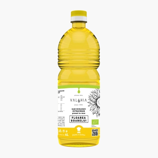  Ulei ecologic extravirgin de floarea-soarelui, presare la rece 1l
