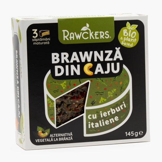 Specialitate Brawnză din caju cu ierburi italiene eco, maturată 145g