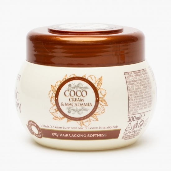 Mască pentru păr uscat, lipsit de suplețe Coco Cream & Macadamia 300ml