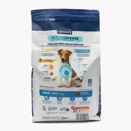 Hrană uscată pentru câini mini-adult, cu pui, 3kg