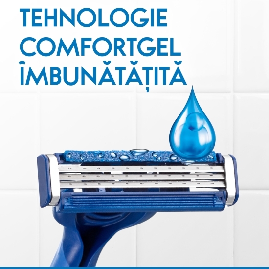 Aparat de ras de unică folosință Blue3 Plus Comfort, 3 buc