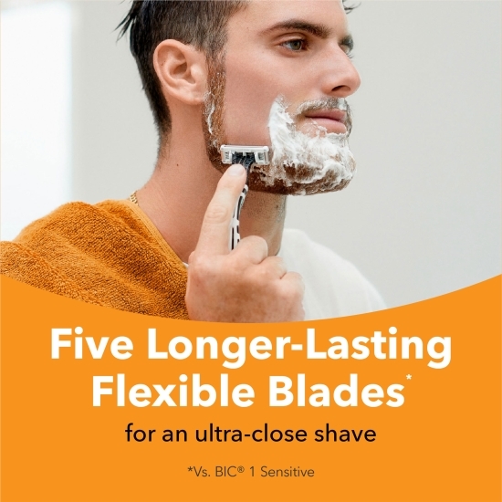 Aparat de ras Flex 5 Sensitive, 5 lame, 3 buc