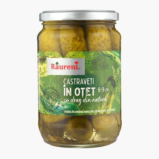 Castraveți în oțet 680g