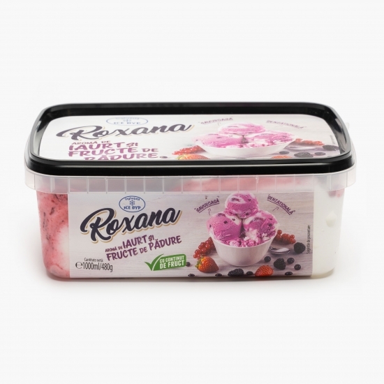 Înghețată cu aromă de frișcă și pastă de fructe pădure 480g
