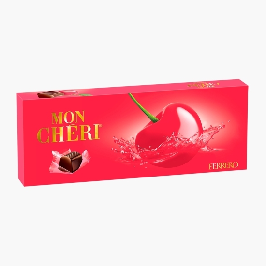 Praline de ciocolată cu cireașă întreagă în lichior 105g