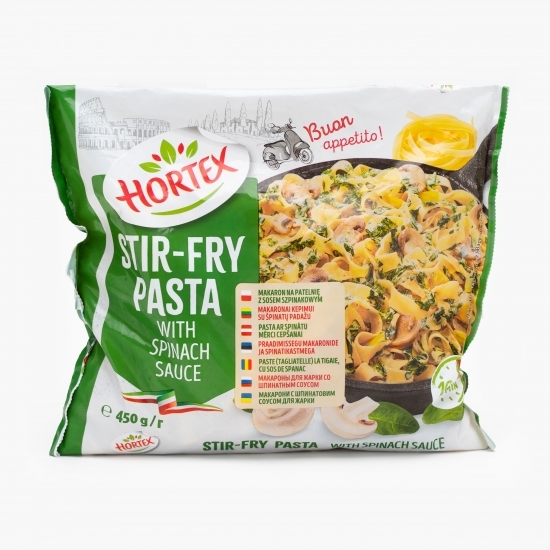 Paste Tagliatelle stir fry cu sos și spanac 450g