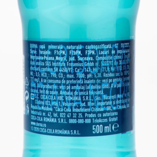 Apă minerală carbogazoasă 0.5l