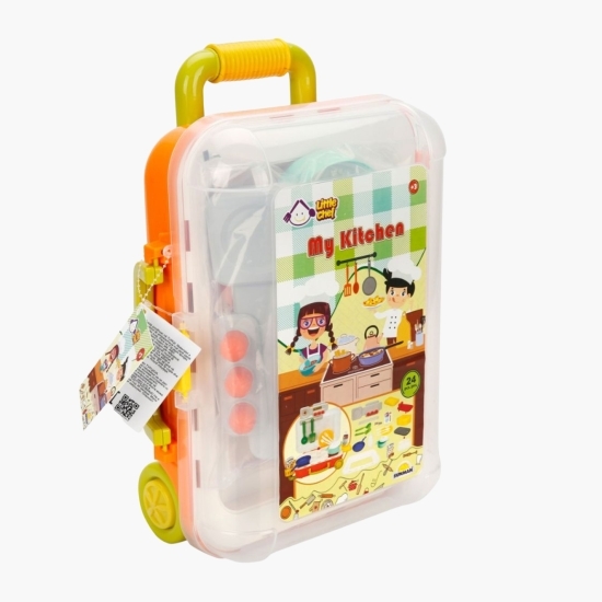 Set ustensile pentru bucătărie, 24 piese, +3 ani