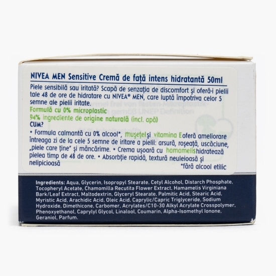 Cremă de față pentru bărbați Sensitive 50ml