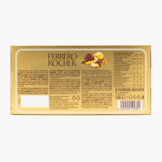 Praline crocante cu ciocolată, napolitană și alune de pădure 100g