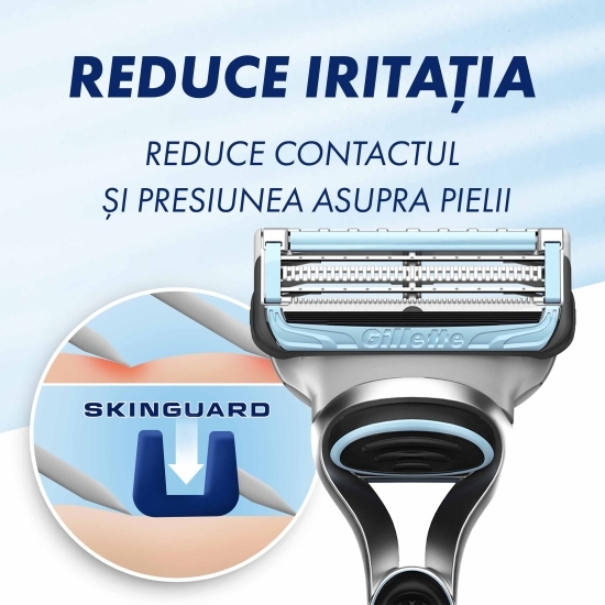 Aparat de ras SkinGuard Sensitive, 1 mâner + 2 rezerve