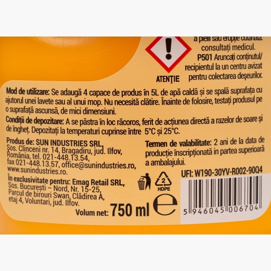Detergent pentru podea și parchet 0.75l