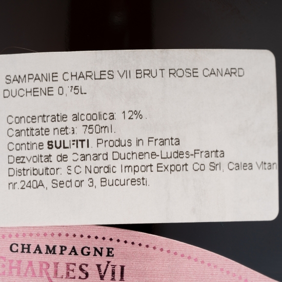 Șampanie rose brut Charles VII, 12%, 750ml