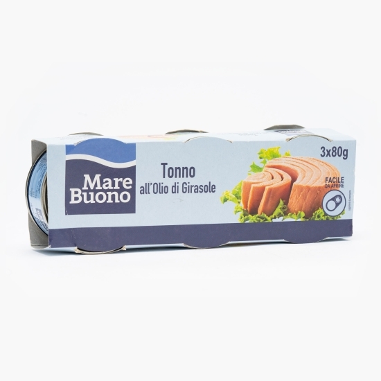 Ton în ulei de floarea-soarelui "Mare Buono" 240g