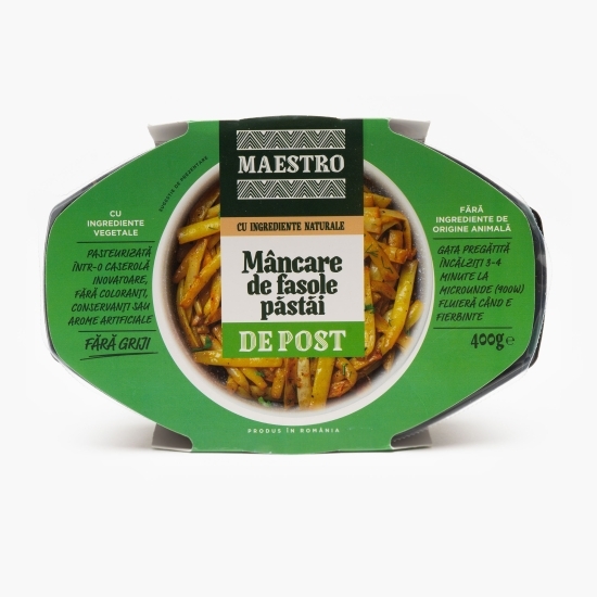 Mâncare de fasole păstăi de post 400g
