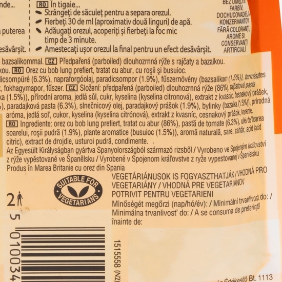 Orez în stil italian prefiert 250g