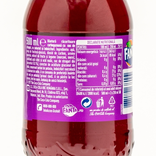 Băutură carbogazoasă struguri 0.5l