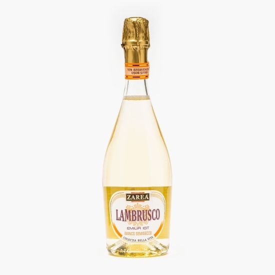Vin petiant alb demisec Lambrusco Bella Vita, 9%, 0.75l