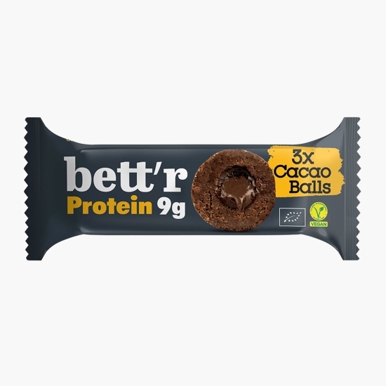 Biluțe eco proteice cu umplutură de cacao 50g