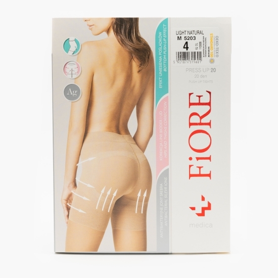 Ciorap modelator Fiore Press Up Medica 20den Light Natural no. 4