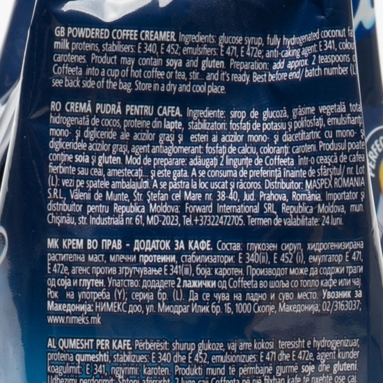 Cremă pudră pentru cafea Clasic 400g