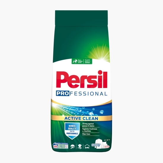 Detergent de rufe pudră Professional Active Clean 7.5kg, 100 spălări